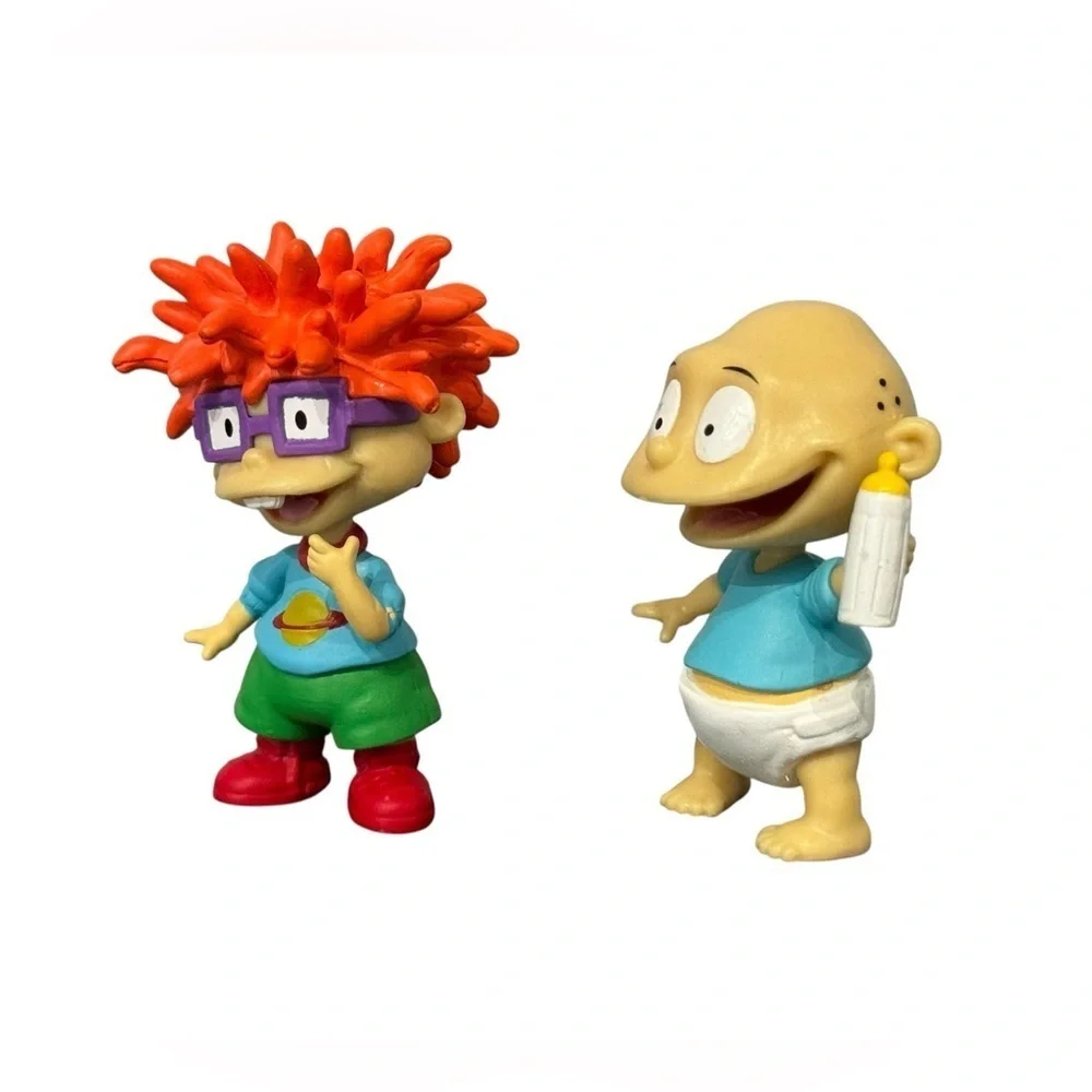 Nickelodeon’s Rugrats 90’s Tommy Pickles & Chuckie 2” PVC Toy Figures